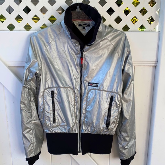 Coats | Tommy Hilfiger Silver Jacket 